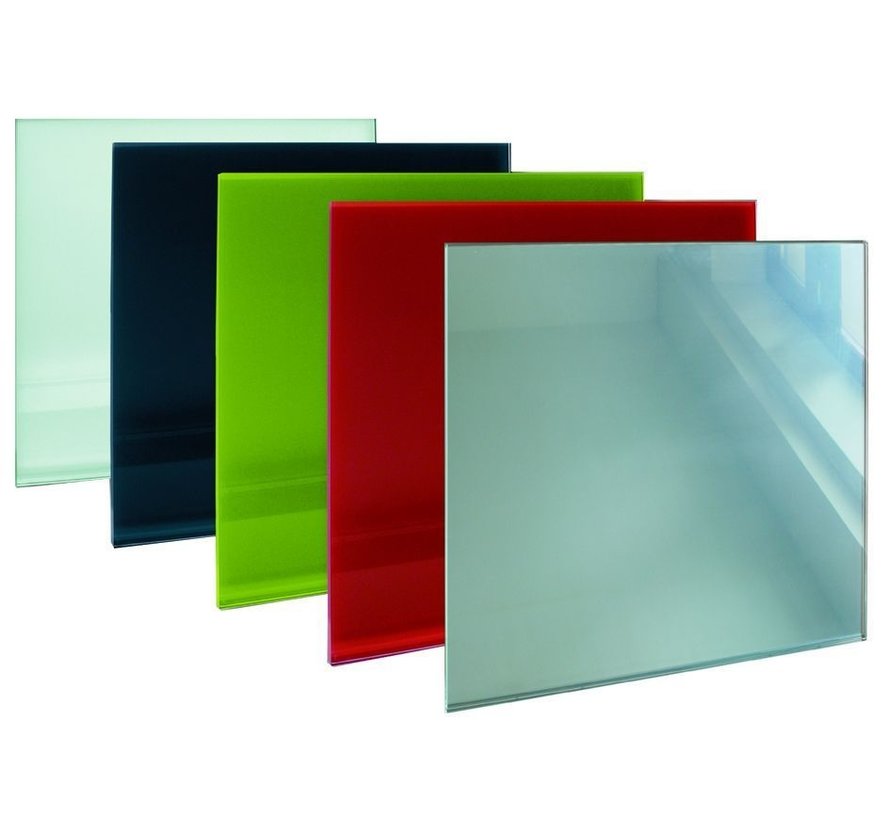 Glazen design infraroodpanelen Ecosun DGP-GR - kleur