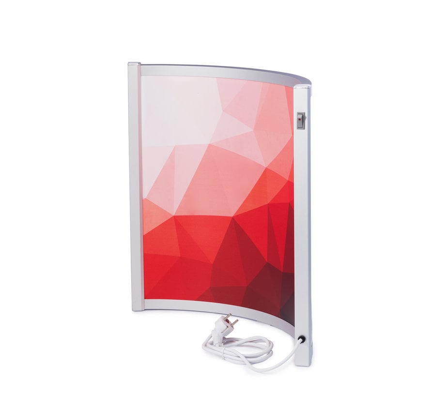 QH-BV Curved Serie rood 52 x 55 - 300Watt