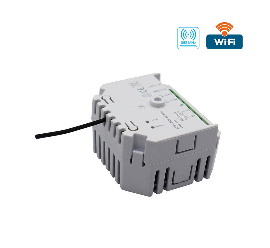 QH-Basic WiFi white thermostaat inclusief inbouw ontvanger