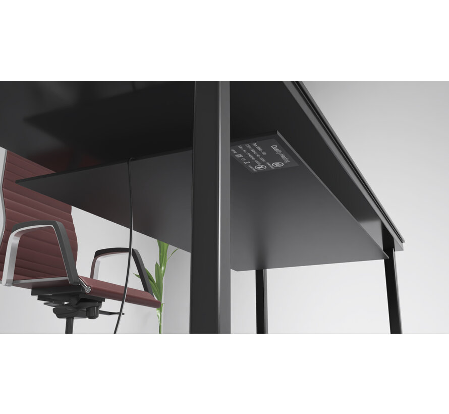 Infrarood bureau verwarming fiber plaat zelf plakkend 150Watt inclusief dimmer