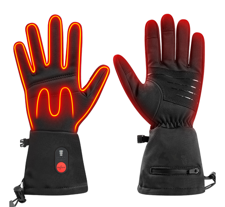 Verwarmde fiets handschoenen - 3 warmtestanden