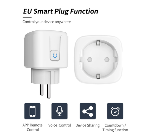 Quality Heating Wifi Slimme stekker verbruiksmeter met timer functie