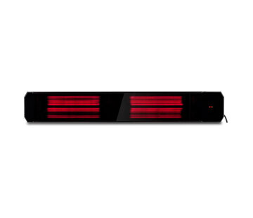 Quality Heating Infrarood terrasverwarmer Calore black heater instelbaar met 1600 - 3200Watt