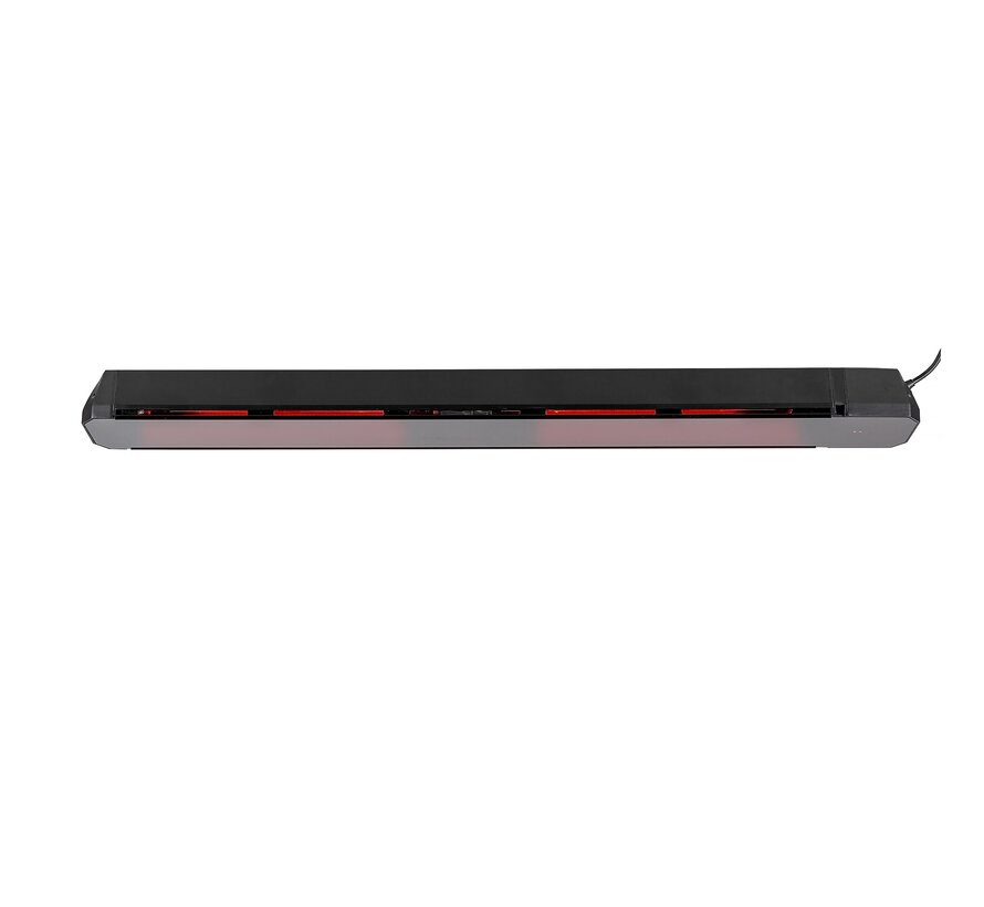 Infrarood terrasverwarmer Calore black heater instelbaar met 1600 - 3200Watt