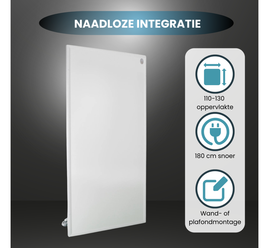 QH-HL Serie infraroodpaneel met led verlichting 63 x 65,5 cm - 400Watt