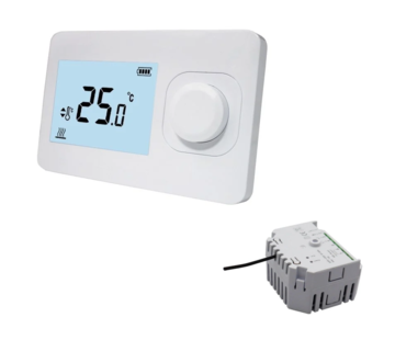 Quality Heating QH Basic easy thermostaat niet programmeerbaar inclusief mini inbouw ontvanger
