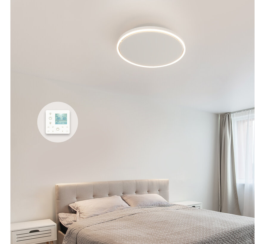 QH-GlowRing Serie Wifi infraroodpaneel met led verlichting 56 cm 750Watt