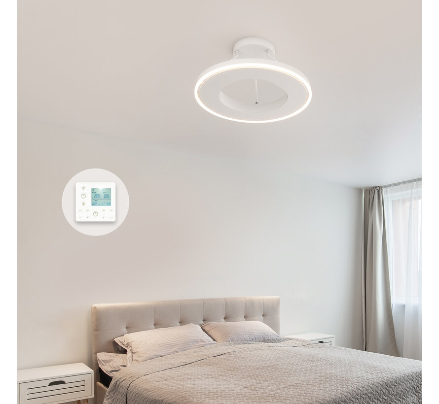 QH-GlowRing Serie Wifi infraroodpaneel met led verlichting 56 cm 750Watt
