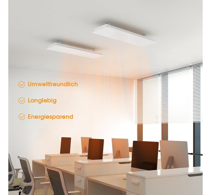 QH-ThermoAura Serie Wifi infraroodpaneel 1700watt 129x33 cm