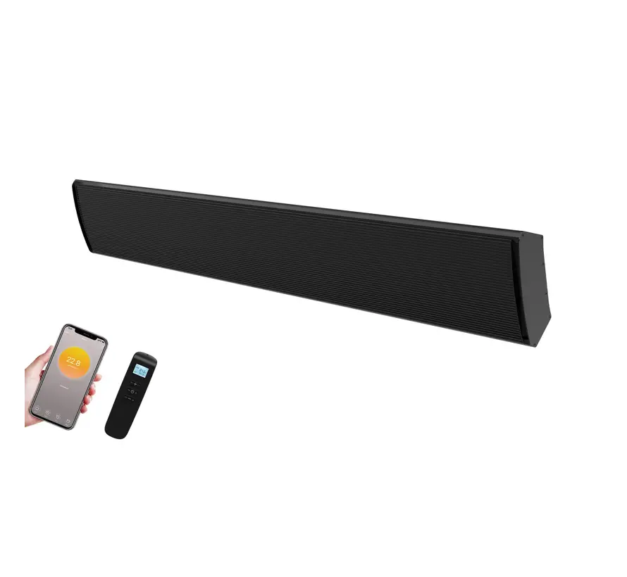 Infrarood terrasheater Thermolux Wifi met afstandsbediening