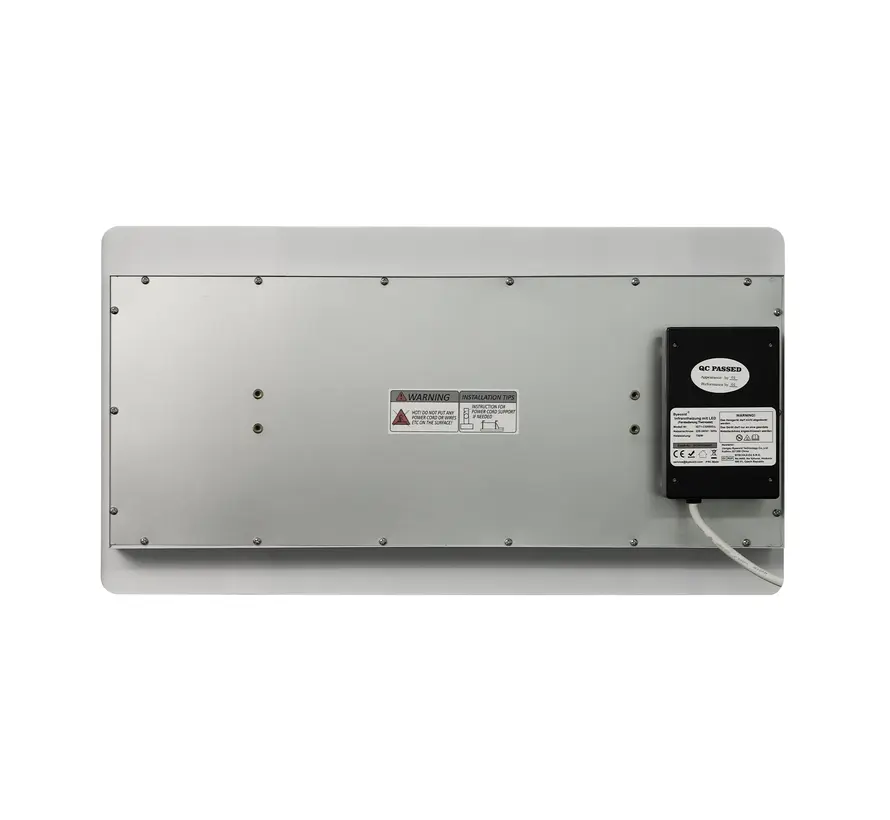 QH-InfraGlow Serie infraroodpaneel met led verlichting 107x39 cm 1300watt