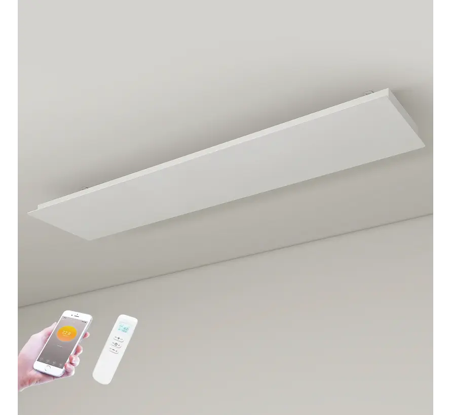 QH-ThermoAura Serie Wifi infraroodpaneel 1700watt 129x33 cm