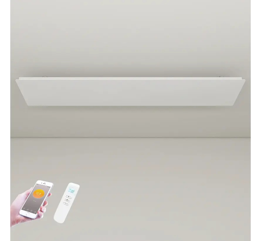 QH-ThermoAura Serie Wifi infraroodpaneel 1700watt 129x33 cm