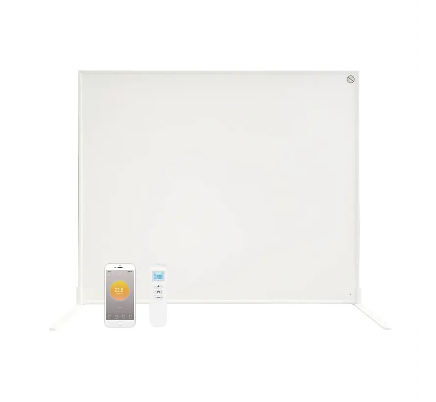 QH-SP Wifi remote control verplaatsbaar infraroodpaneel 350, 450 en 700Watt