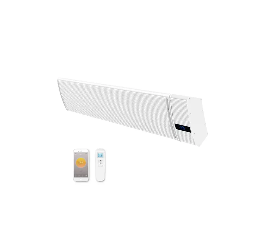Infrarood terrasverwarmer Whitewarm Wifi 1800 - 2400Watt