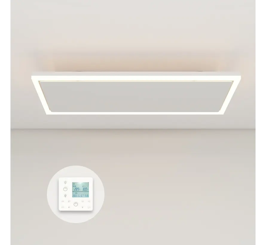 QH-InfraGlow Serie infraroodpaneel met led verlichting 93x39 cm 1150watt