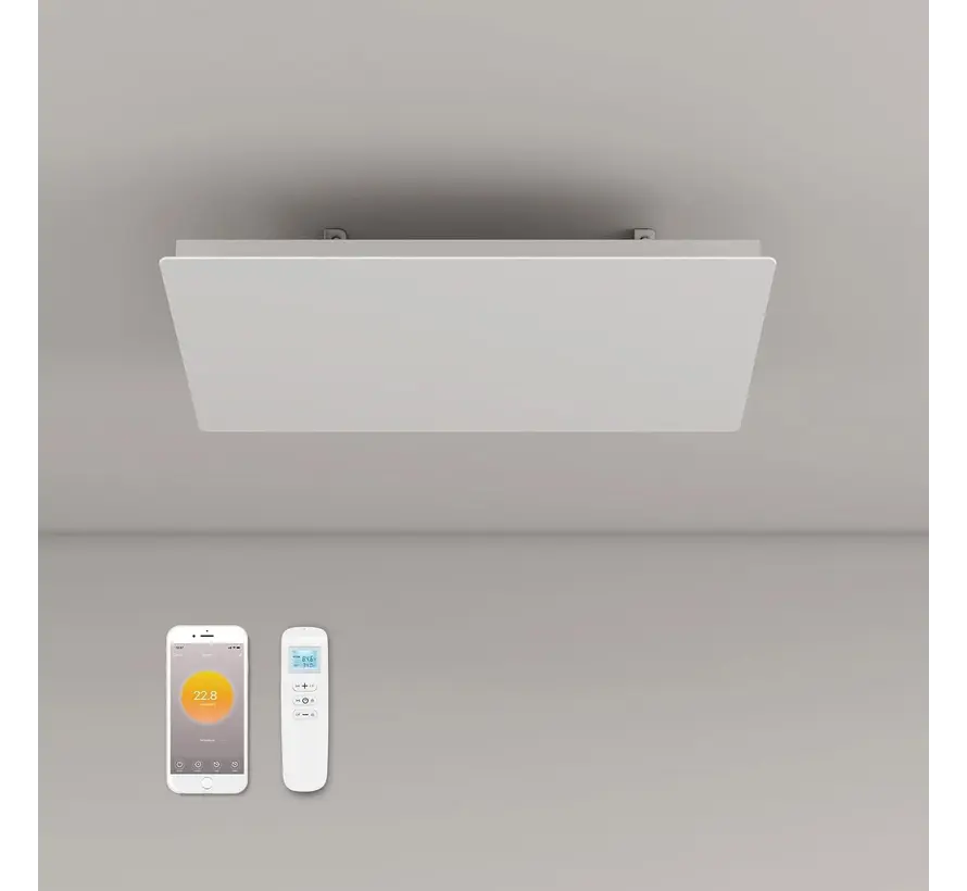 QH-ThermoAura Serie Wifi infraroodpaneel 1250watt 61x62 cm