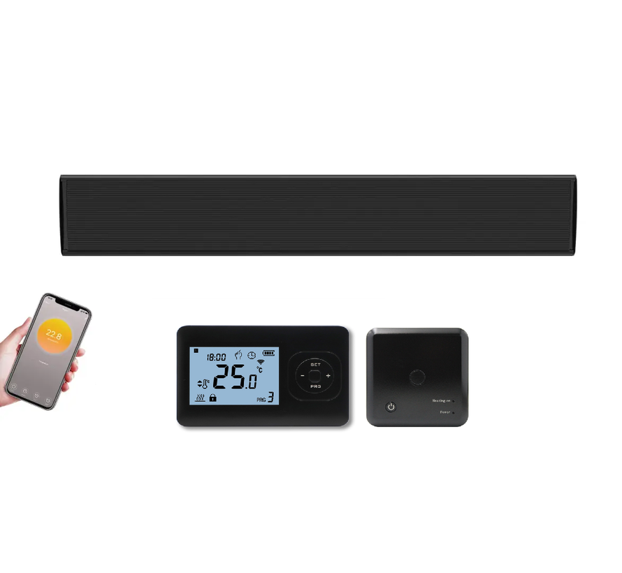 Infrarood terrasheater Thermolux met wifi en thermostaat