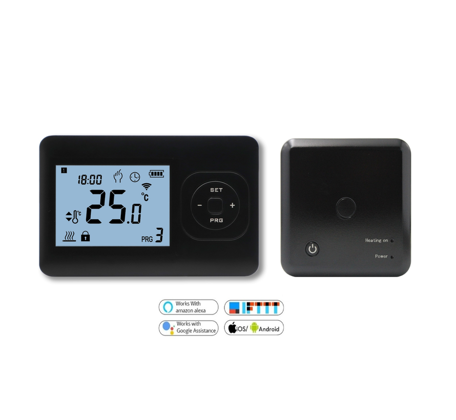 Infrarood terrasheater Thermolux met wifi en thermostaat