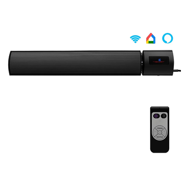 Quality Heating Infrarood terrasheater Caleo Wifi met afstandsbediening