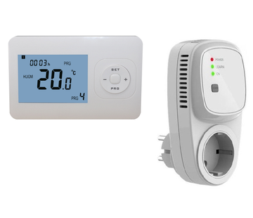 Quality Heating QH-Basic white thermostaat inclusief plug-in ontvanger