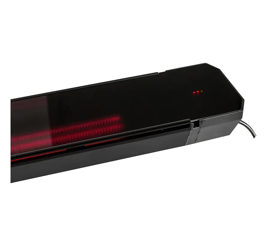 Infrarood terrasverwarmer Calore black heater instelbaar met 1600 - 3200Watt