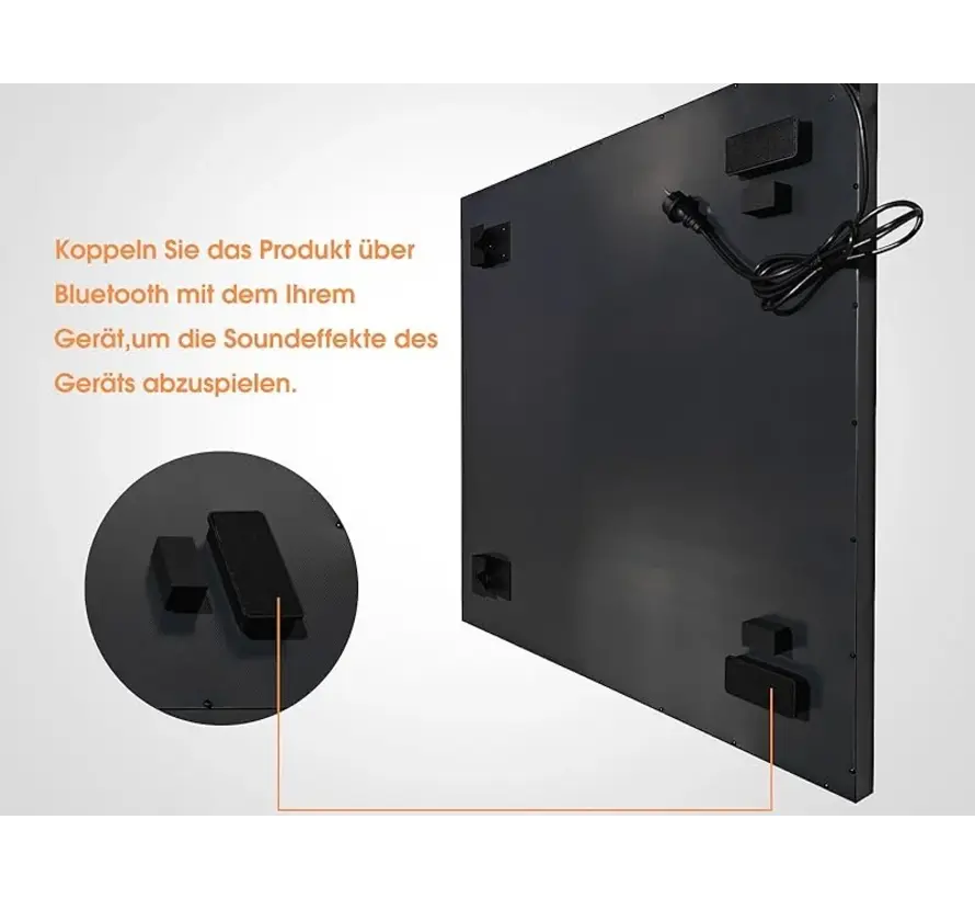 Evolux Infrarood paneel haard LCD 1700Watt