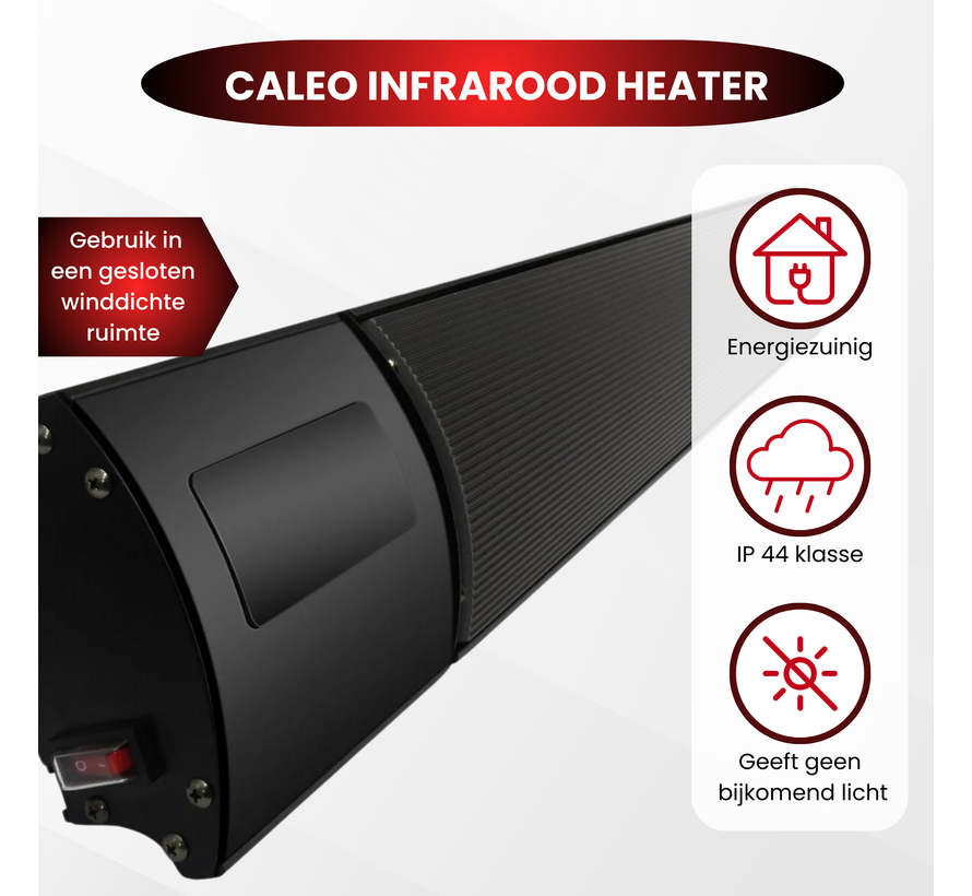 Infrarood terrasheater Caleo Wifi met afstandsbediening