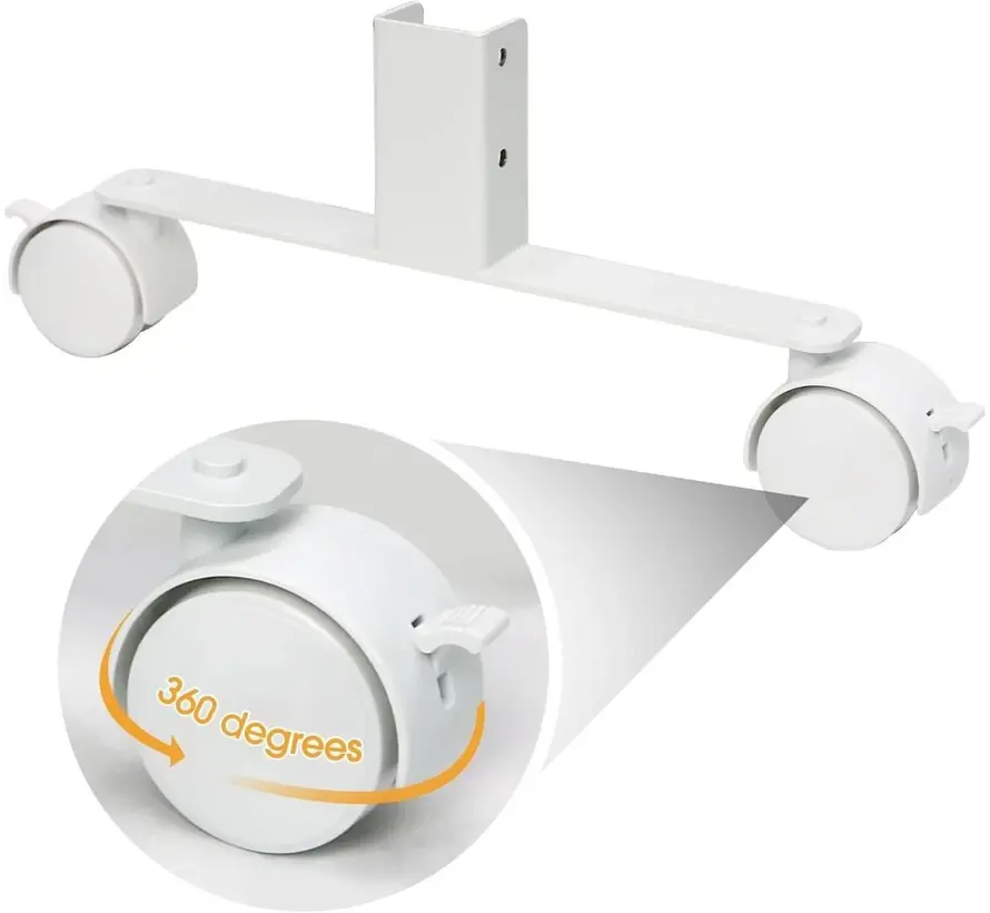 Standconsole set met wielen voor infrarood panelen