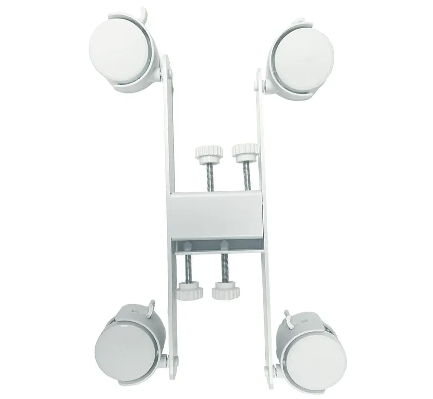 Standconsole set met wielen voor infrarood panelen