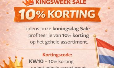 KINGSWEEK SALE 10% korting.