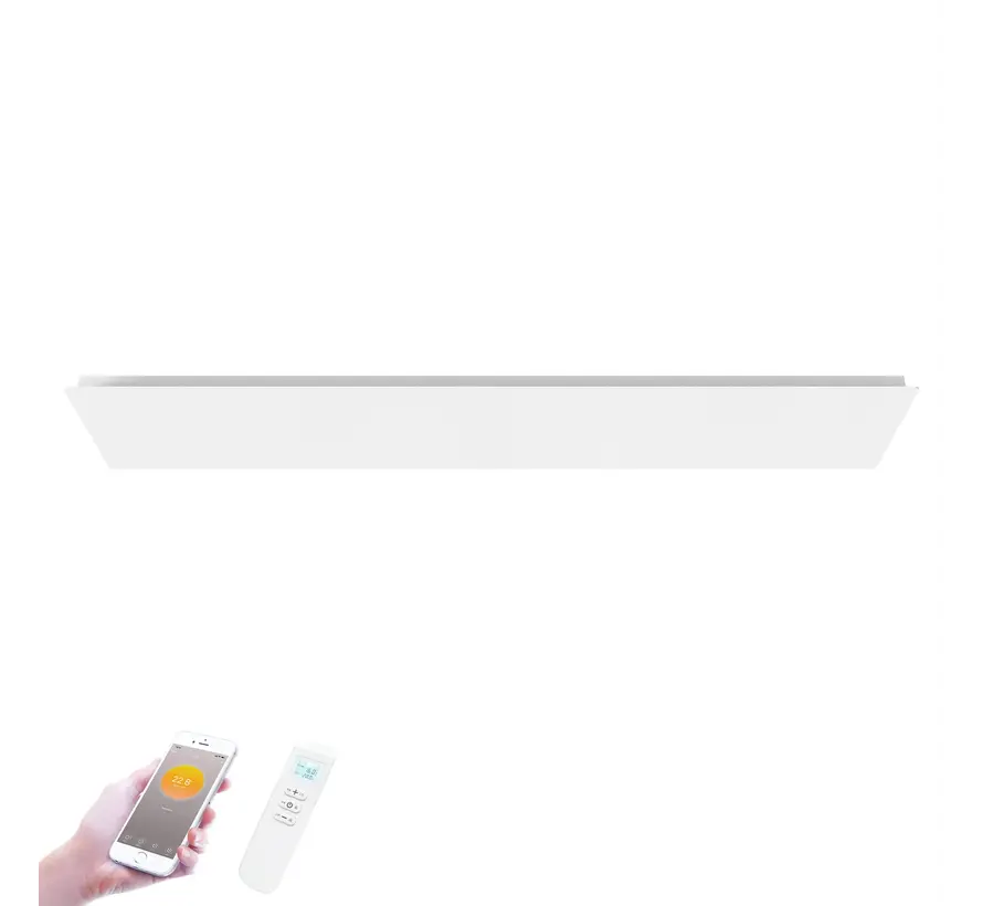 Tweedekans - QH-ThermoAura Serie Wifi infraroodpaneel 2000watt 156x33 cm - Default