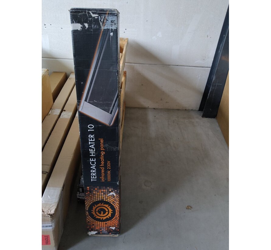 Tweedekans - Infrarood terrasverwarmer Ecosun 1000 - 1500Watt - Infrarood terrasverwarmer Ecosun 1000Watt