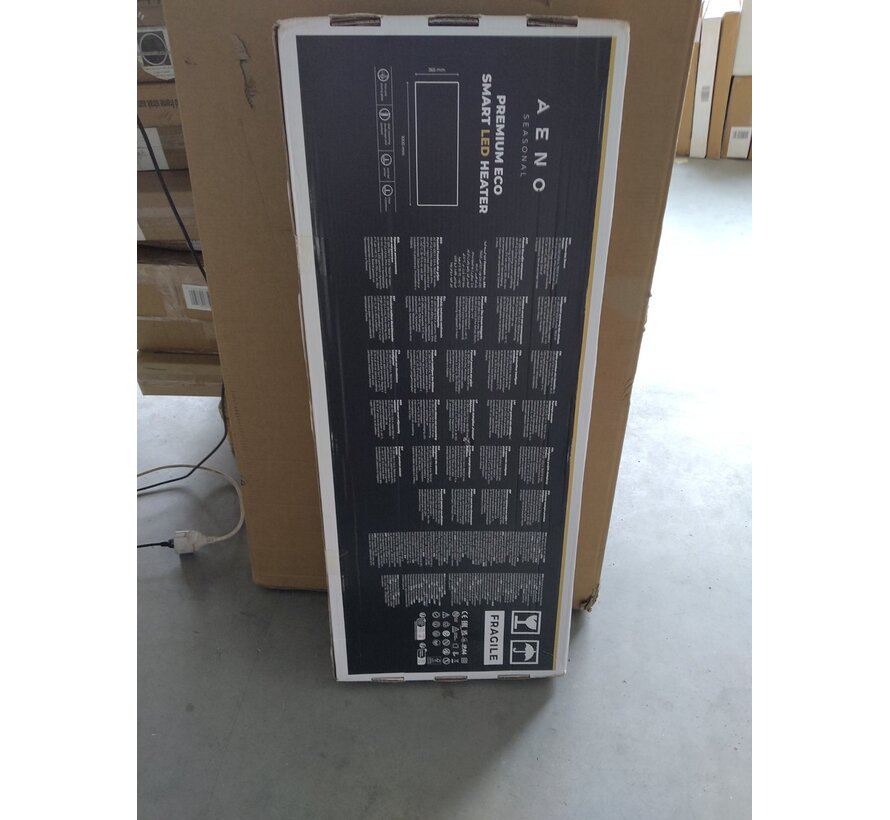 Tweedekans - AENO GH4S slimme infrarood verwarmingspaneel WIFI - 700 Watt - Black