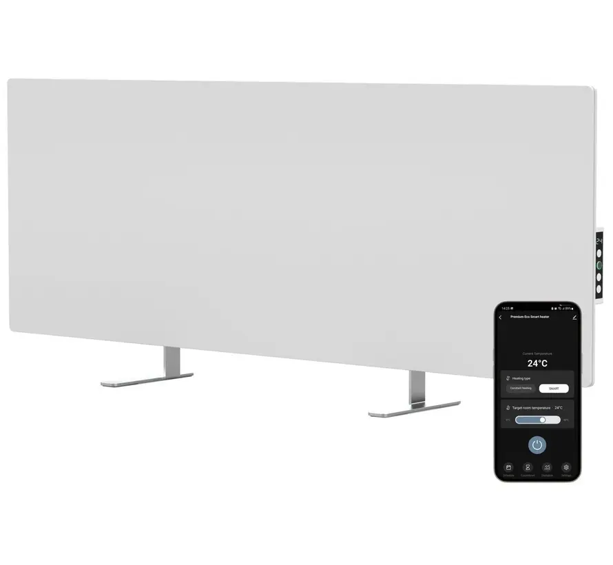 Tweedekans - AENO GH4S slimme infrarood verwarmingspaneel WIFI - 700 Watt - Black