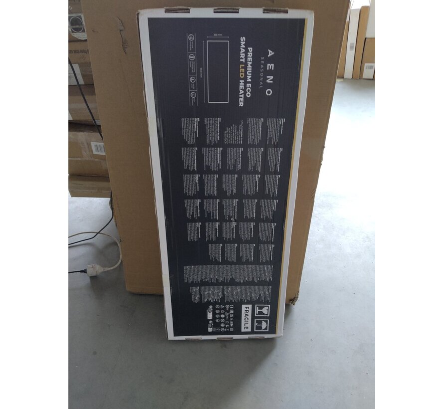 Tweedekans - AENO GH4S slimme infrarood verwarmingspaneel WIFI - 700 Watt - Black