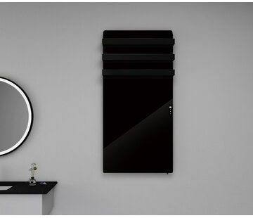 Quality Heating QH-HB black serie hybride infraroodpaneel 1200Watt