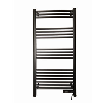 Tweedekans - Slimme elektrische handdoekradiator met digitale bediening black 425Watt - Default