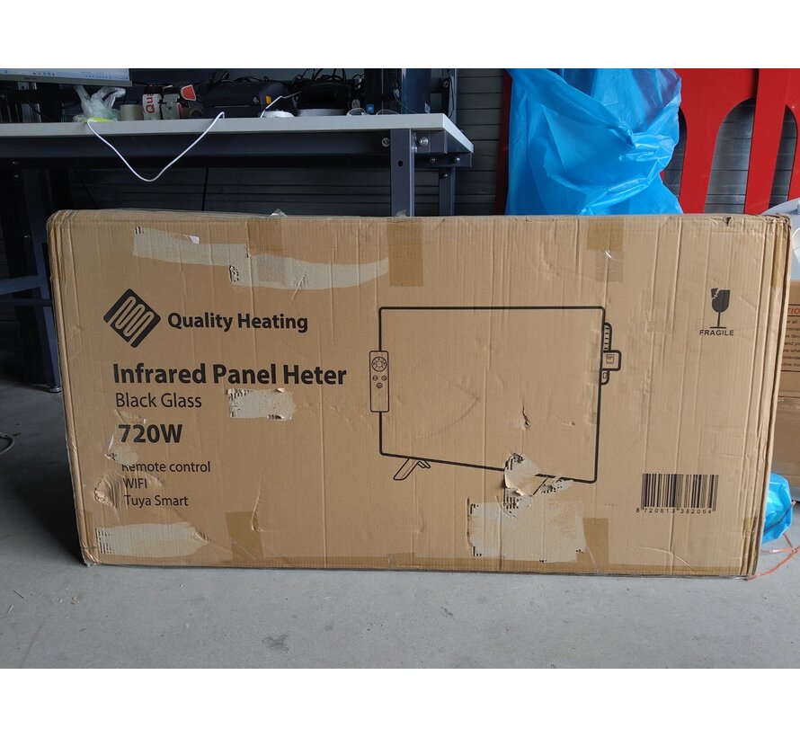 Tweedekans - QH-GD Elegant Serie verplaatsbaar infraroodpaneel - 720Watt 60 x 120 cm