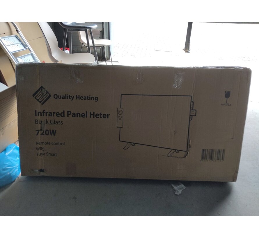 Tweedekans - QH-GD Elegant Serie verplaatsbaar infraroodpaneel - 720Watt 60 x 120 cm