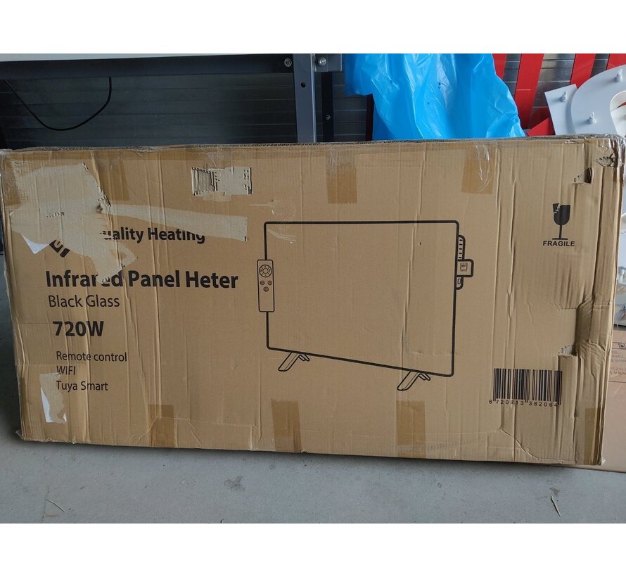 Tweedekans - QH-GD Elegant Serie verplaatsbaar infraroodpaneel - 720Watt 60 x 120 cm