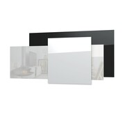 Tweedekans - Ecosun GS-Serie infraroodpanelen wit of zwart wand of plafond - Afmetingen: 60 x 60 cm 300Watt, Afwerking: Wit glas, Towel Rail: Zonder towel rail en toebehoren (alleen het paneel)
