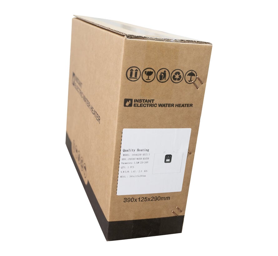 Doorstroomverwarmer 3,5kw Mini Quality Heating