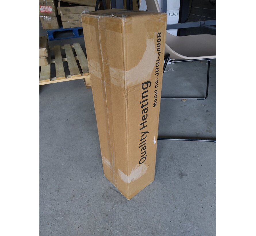 Tweedekans - QH-TH Golden heater infrarood met afstandsbediening - 2000Watt