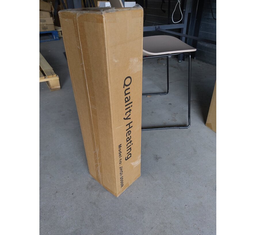 Tweedekans - QH-TH Golden heater infrarood met afstandsbediening - 2000Watt