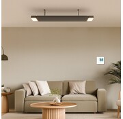 Tweedekans - Infraroodstraler Led GlowBeam Wifi met afstandsbediening - 1800Watt met 40Watt led