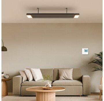 Tweedekans - Infraroodstraler Led GlowBeam Wifi met afstandsbediening - 1800Watt met 40Watt led