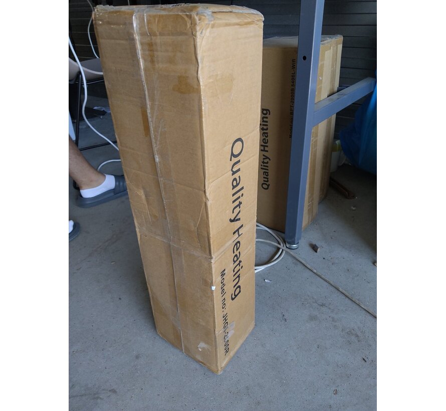 Tweedekans - QH-TH Golden heater infrarood met afstandsbediening - 2000Watt