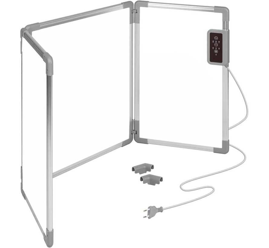 Infrarood verwarming vouwbaar 350Watt - Timer - Instelbaar