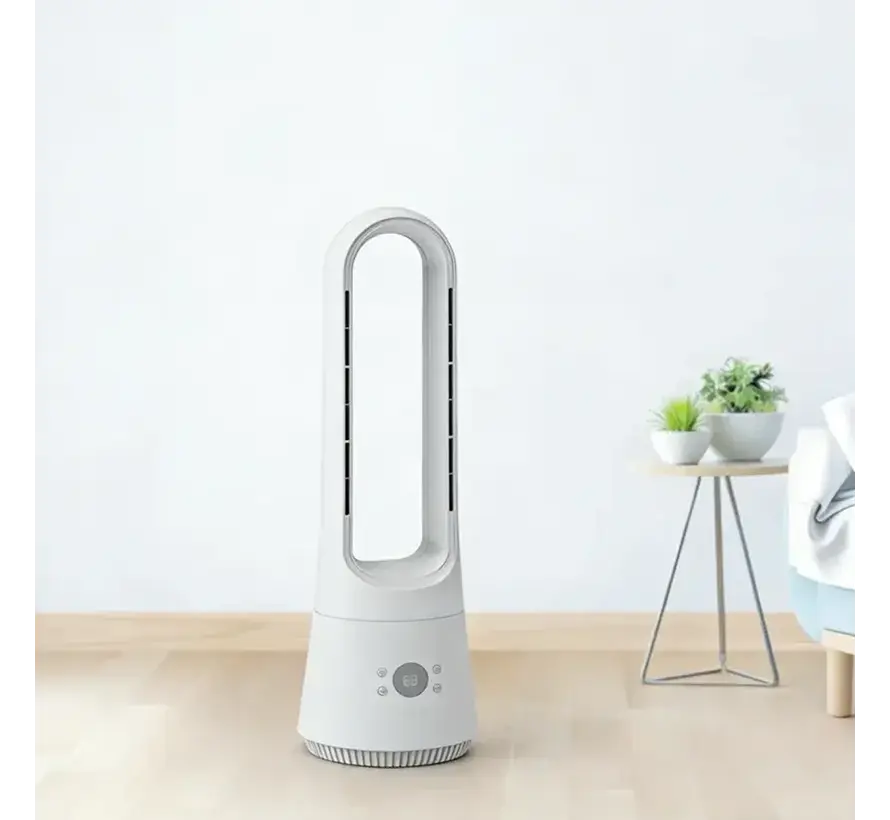 Tweedekans - Design ventilator met afstandsbediening, timer en aromafunctie - 25W